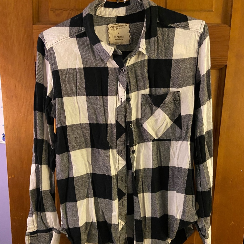 Plaid Button-Up